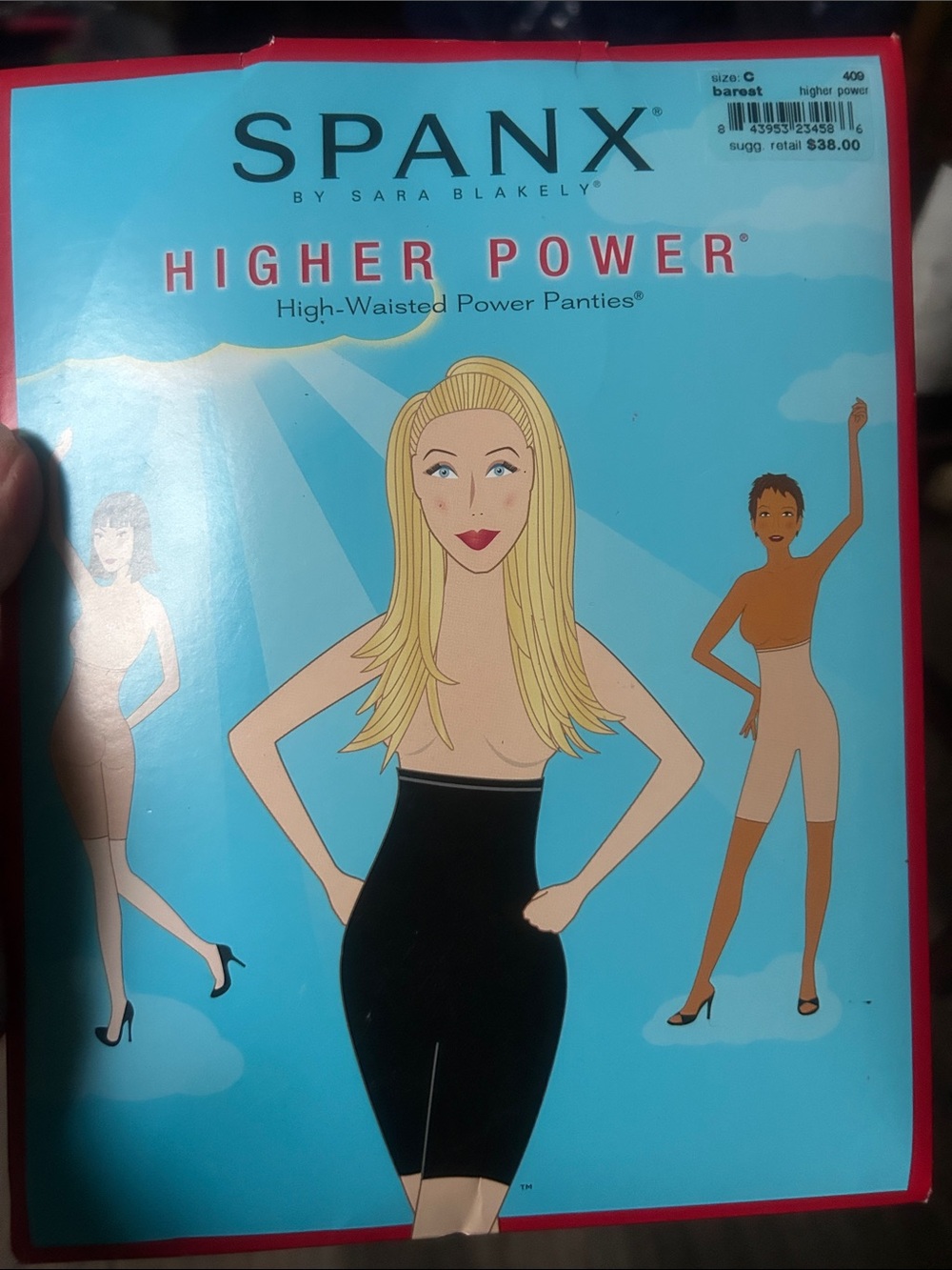 Spanx Higher Power High-Waisted Power Panties size C NIB